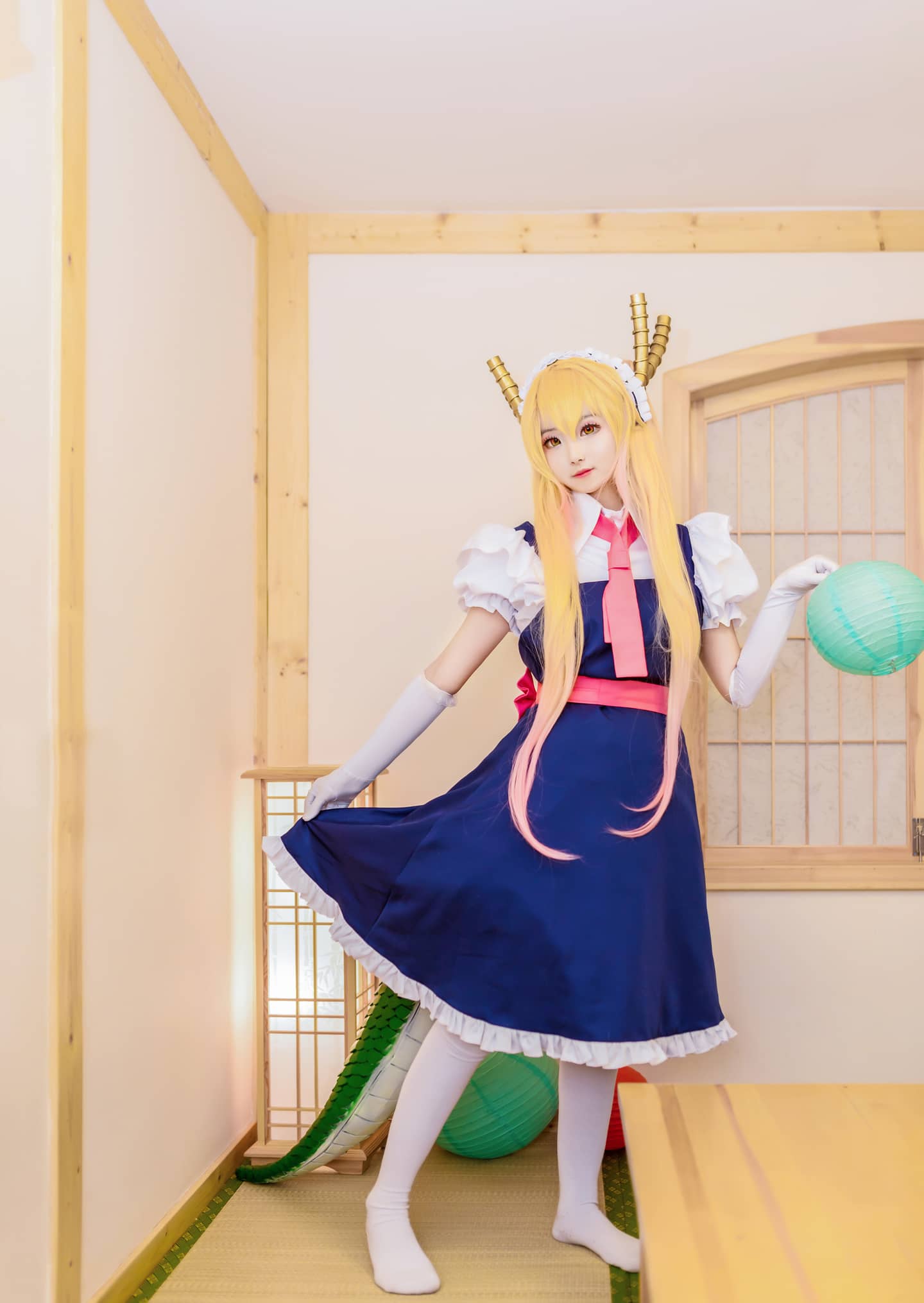 小林家的龙女仆托尔cosplay，希望我的托尔你们能喜欢-萌图百科