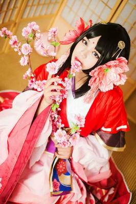 阴阳师――樱花妖cosplay-萌图百科