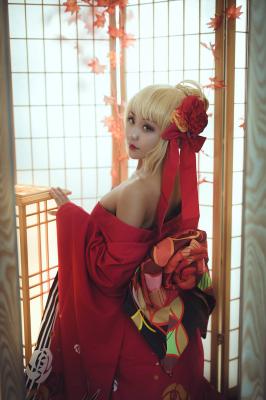 fate/grand order尼禄和服cosplay-萌图百科