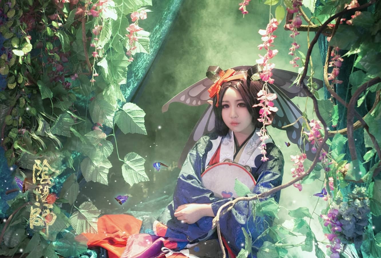 阴阳师蝴蝶精cosplay-萌图百科