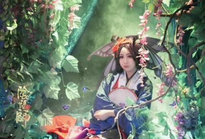 阴阳师蝴蝶精cosplay-萌图百科