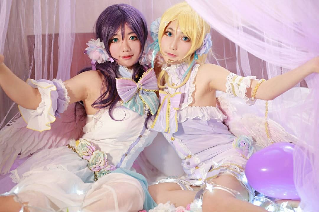 Love Live!绘希cosplay-萌图百科