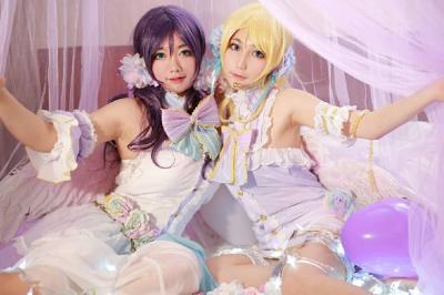 Love Live!绘希cosplay-萌图百科