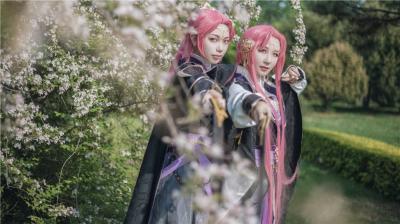 【梦间集】=绝情谷里情相依=君子剑·淑女剑cosplay-萌图百科