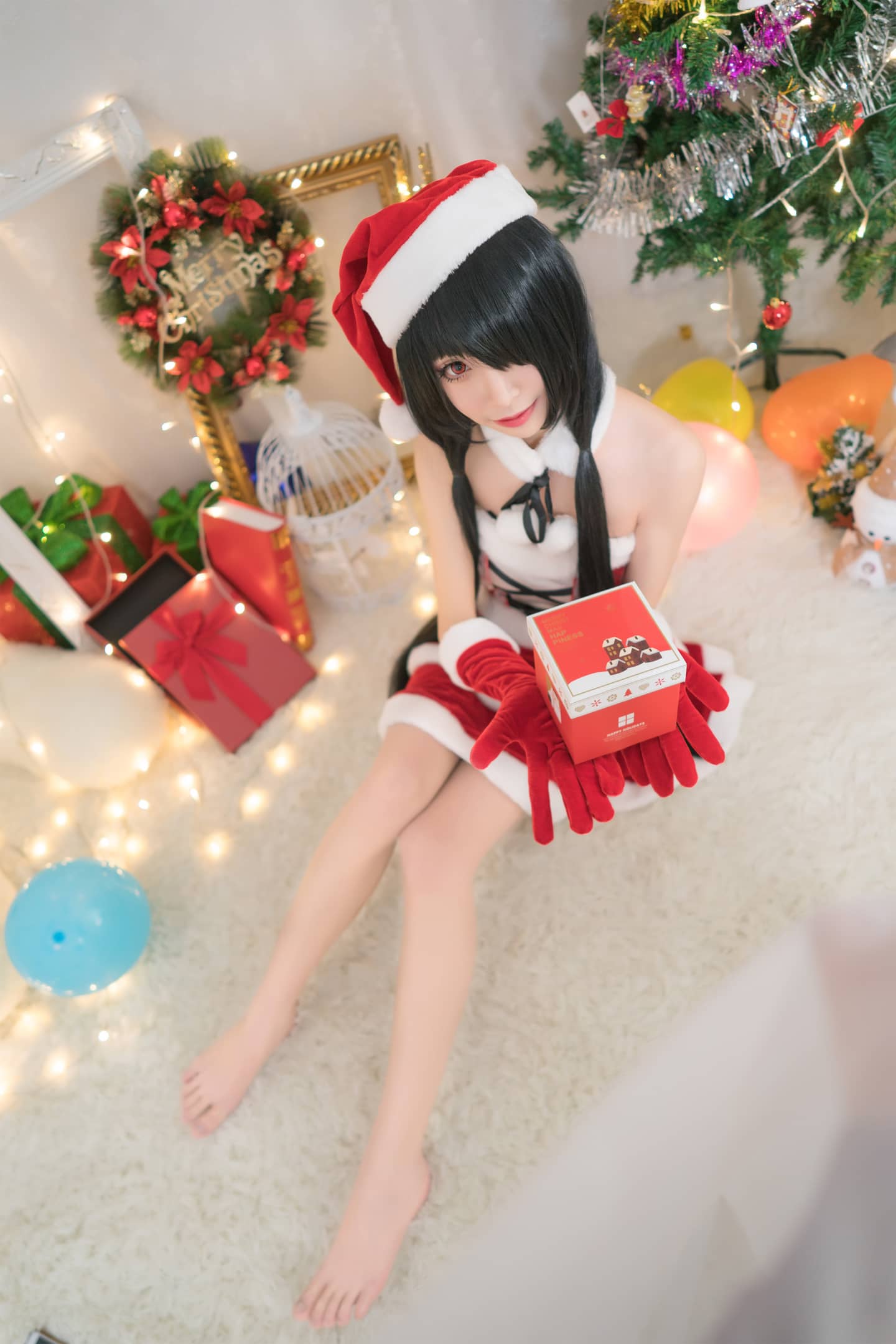TYA事务所 约会大作战 时崎狂三圣诞cosplay-萌图百科