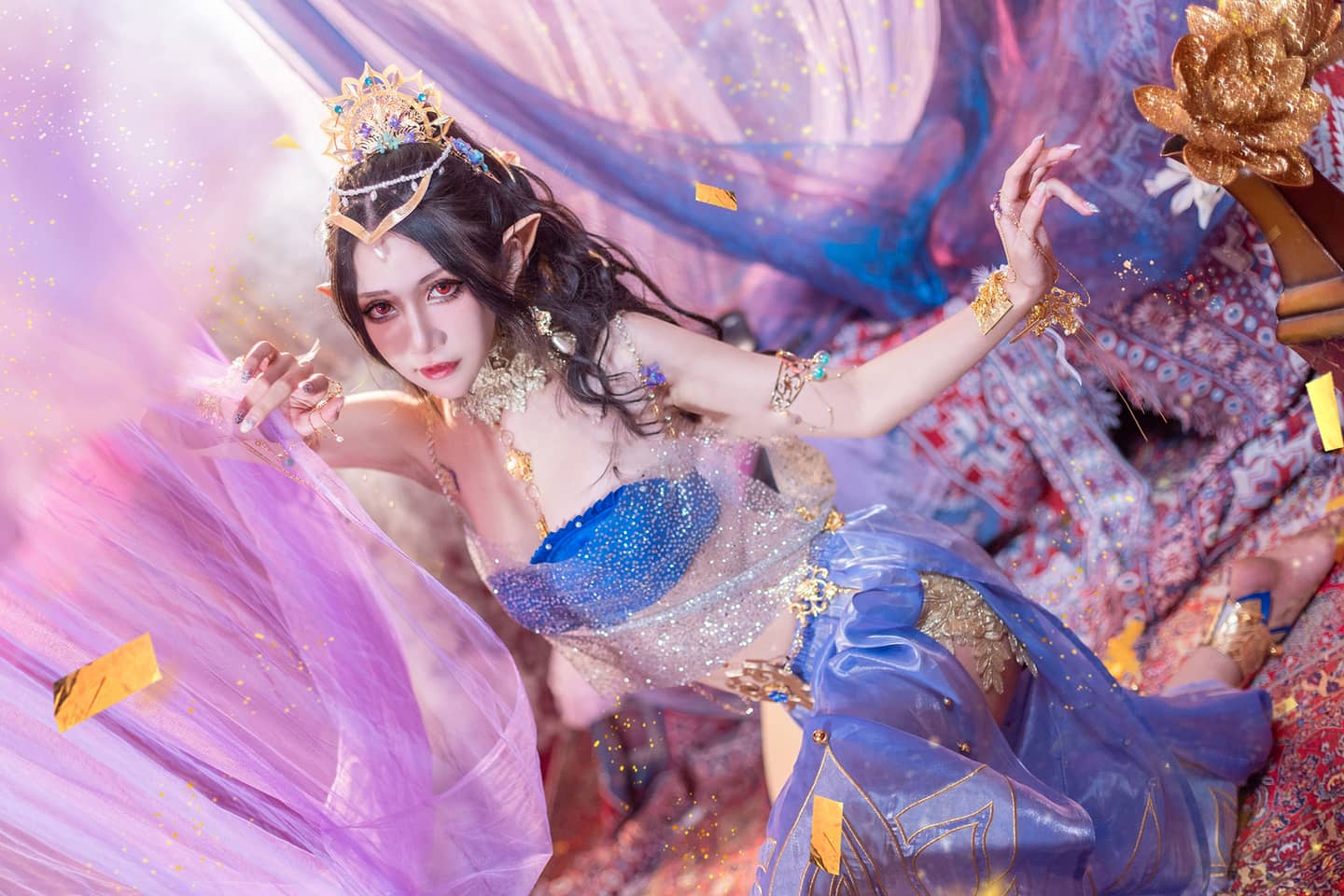 《永劫无间》迦南花无痕cosplay-萌图百科