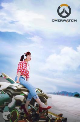守望先锋·D.va cosplay （周年庆皮肤：领航者）-萌图百科