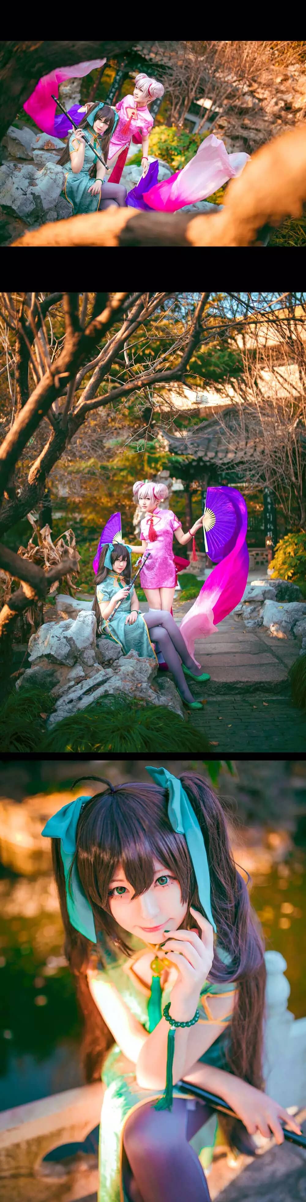小乔孙尚香旗袍cosplay-萌图百科