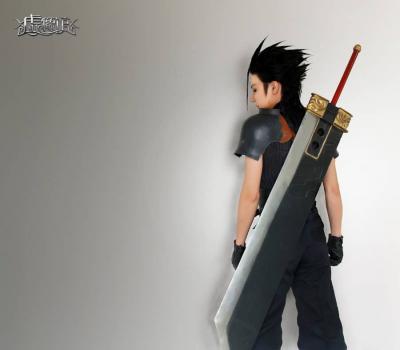《最终幻想7》扎克斯神还原Cosplay，霸气！-萌图百科