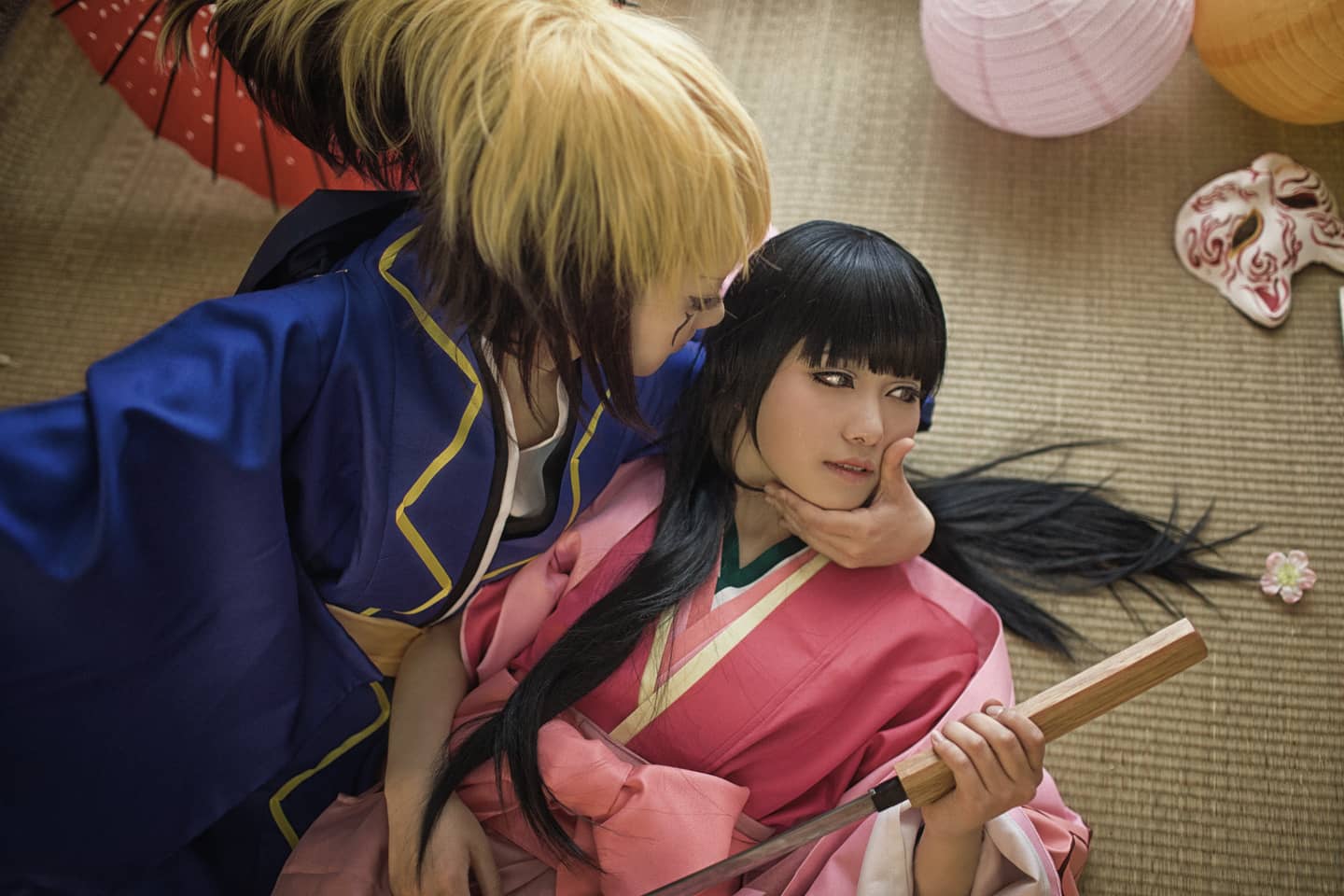 滑头鬼之孙-千年魔京   奴良滑瓢×樱姬cosplay-萌图百科