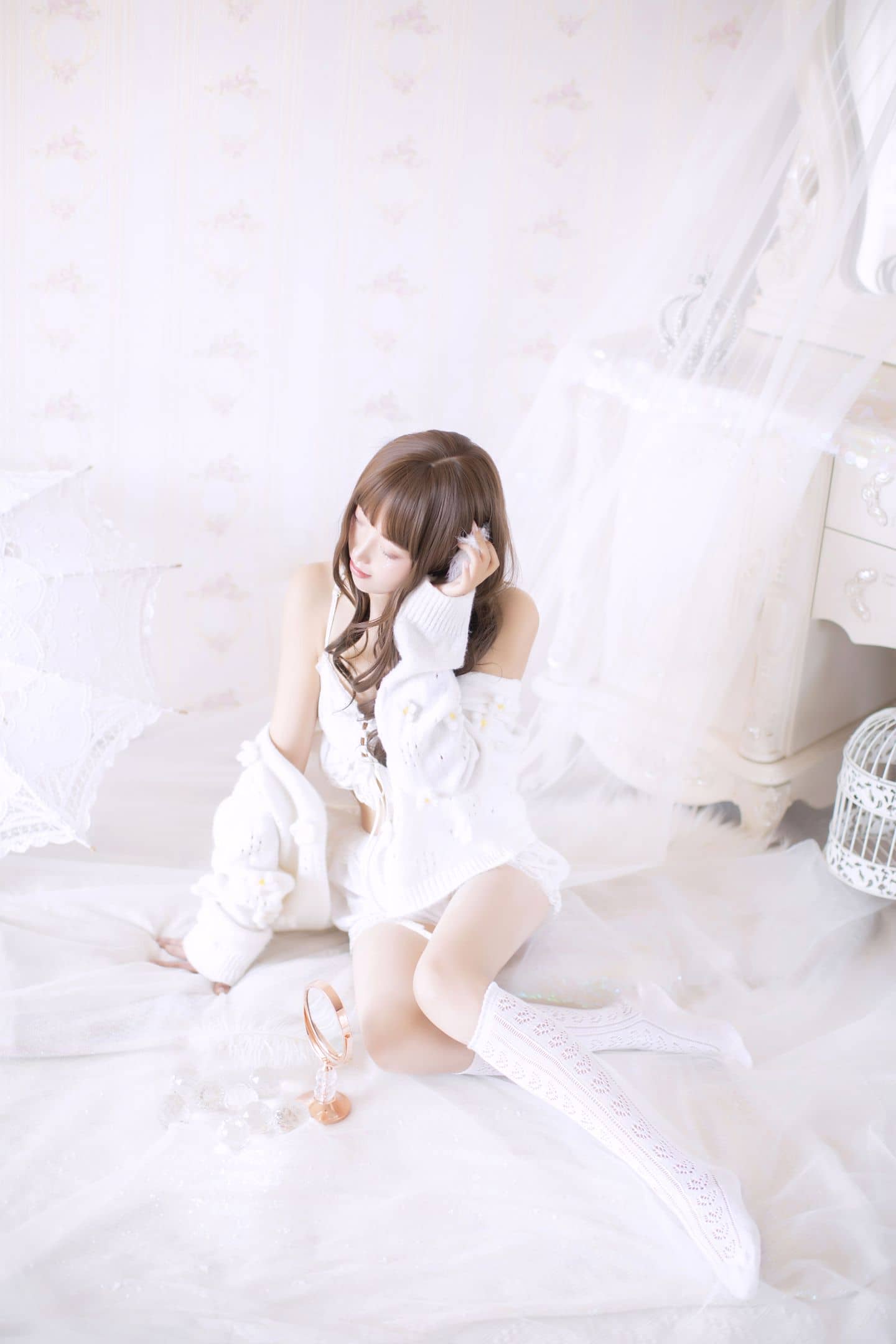 白色少女写真～-萌图百科
