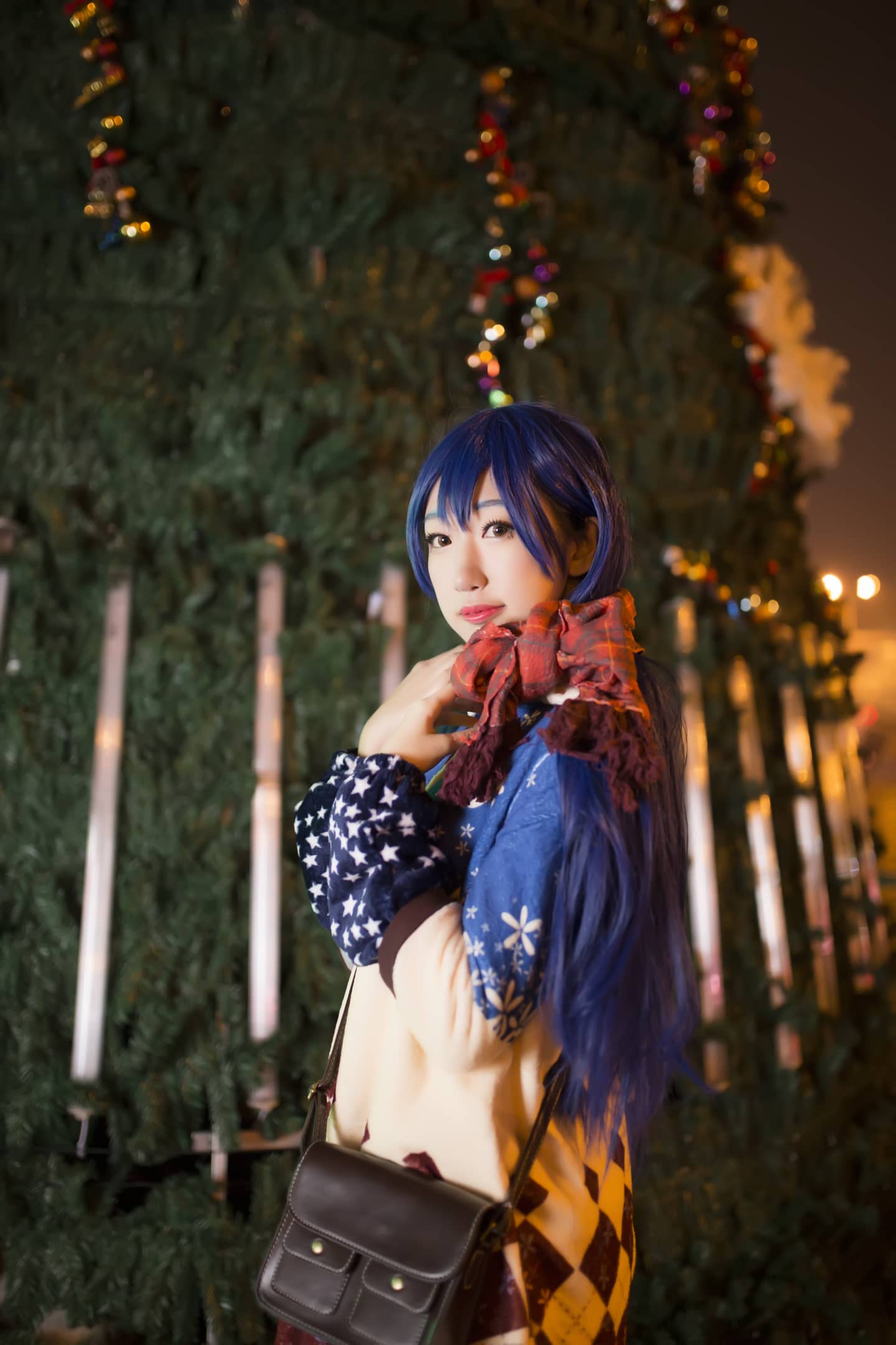 LoveLive园田海未圣诞未觉醒cosplay-萌图百科