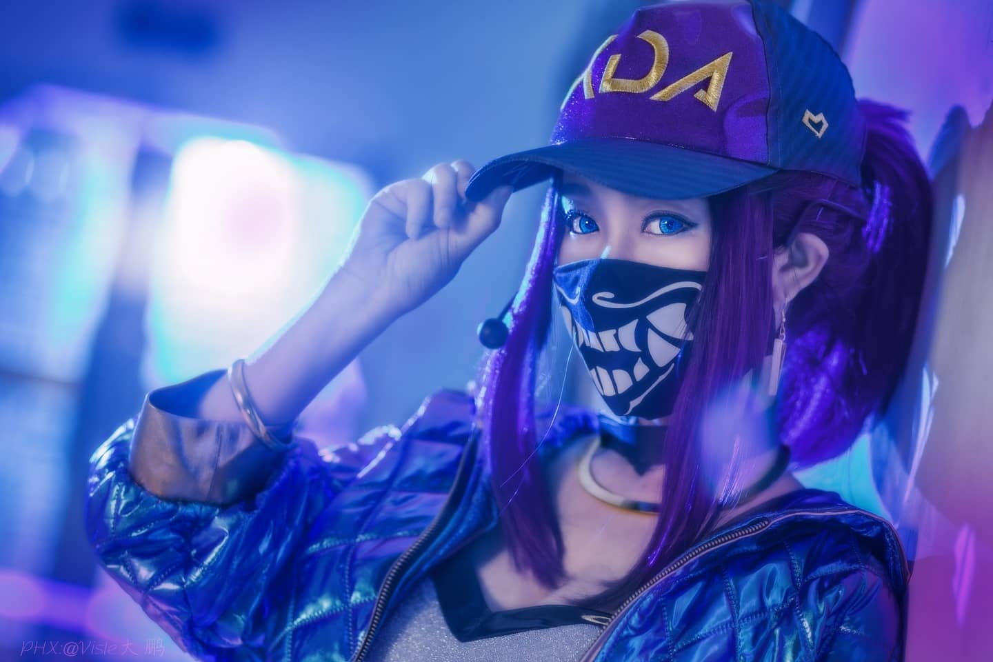 英雄联盟kda阿卡丽cosplay-萌图百科