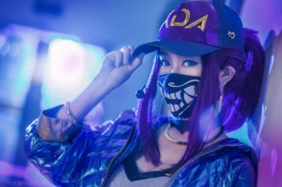英雄联盟kda阿卡丽cosplay-萌图百科