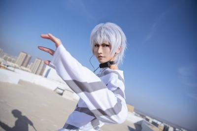 一方通行cosplay，很抱歉啊，前方是一方通行-萌图百科