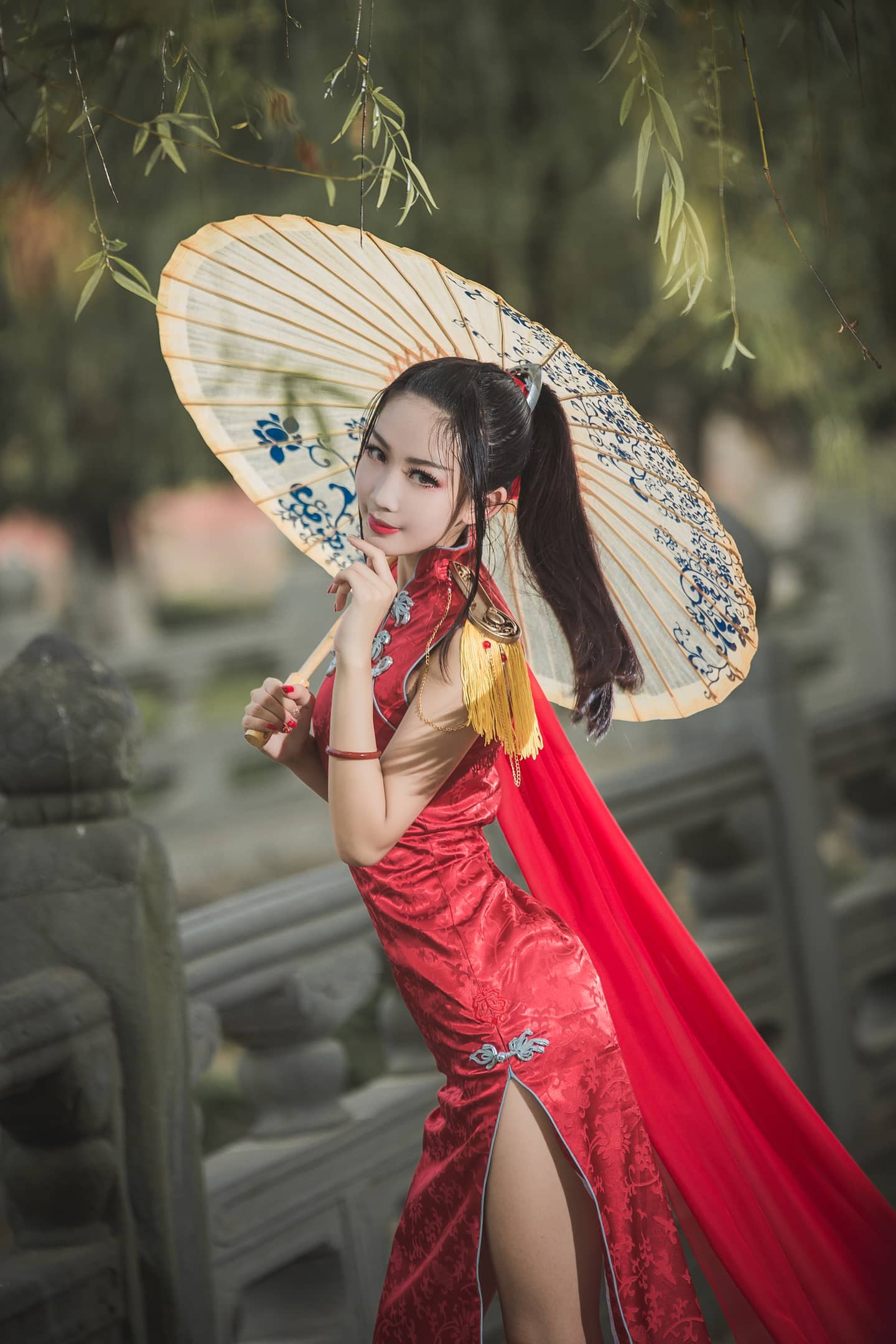剑网三同人 天策旗袍cosplay-萌图百科