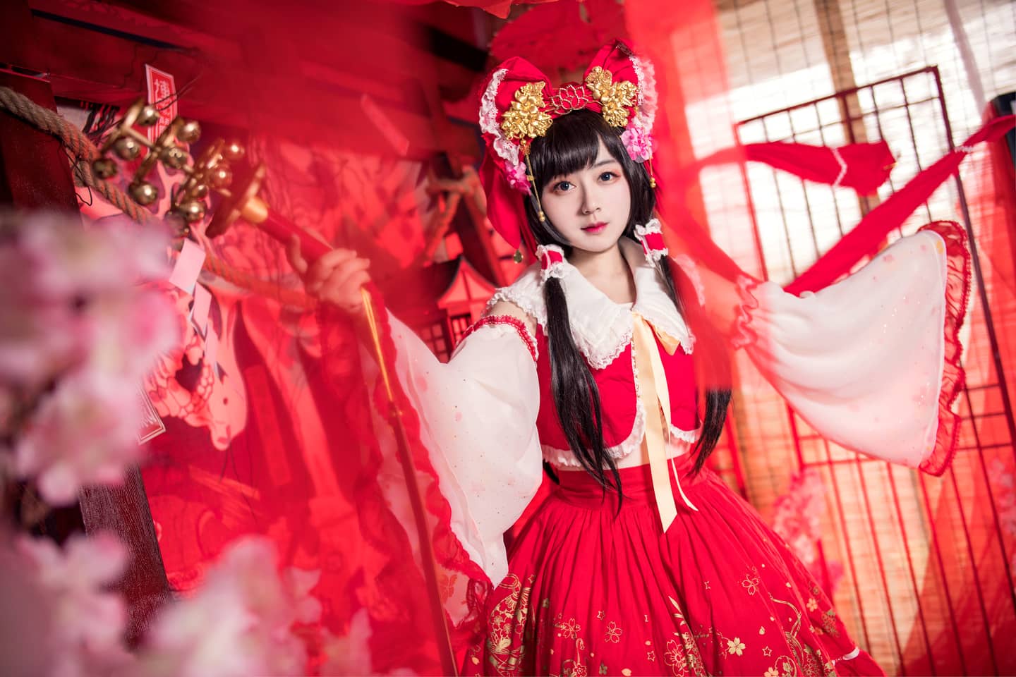 东方project博丽灵梦Cosplay-萌图百科