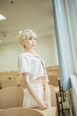 FATE白贞德cosplay-萌图百科