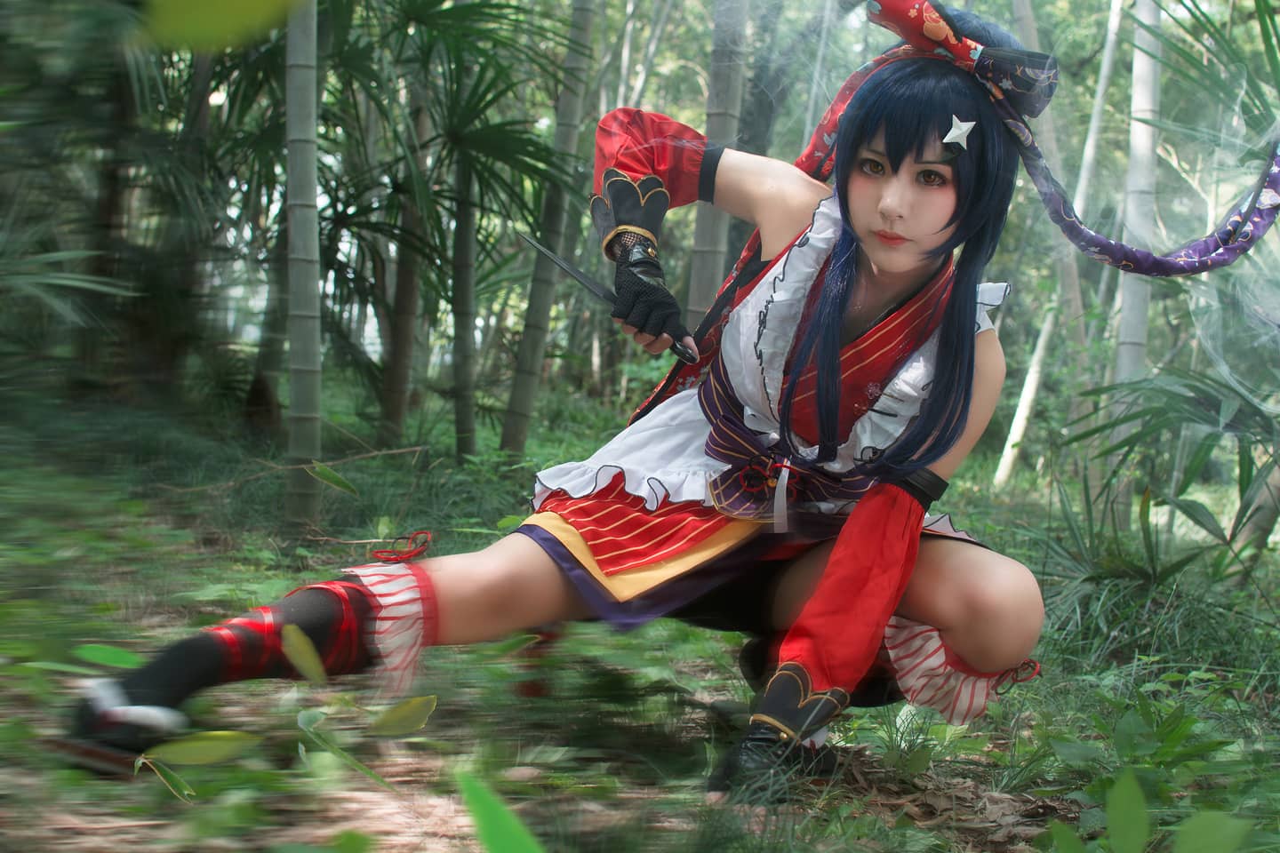 Love Live！海未忍者cosplay-萌图百科