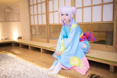 康娜和服cosplay-萌图百科