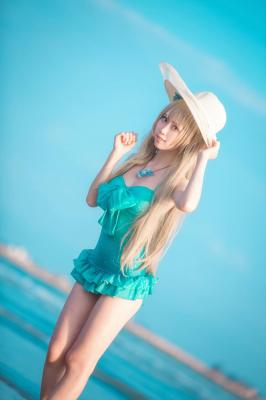 lovelive 南小鸟水着cosplay-萌图百科