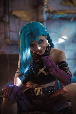 《双城之战》金克丝 cosplay-萌图百科
