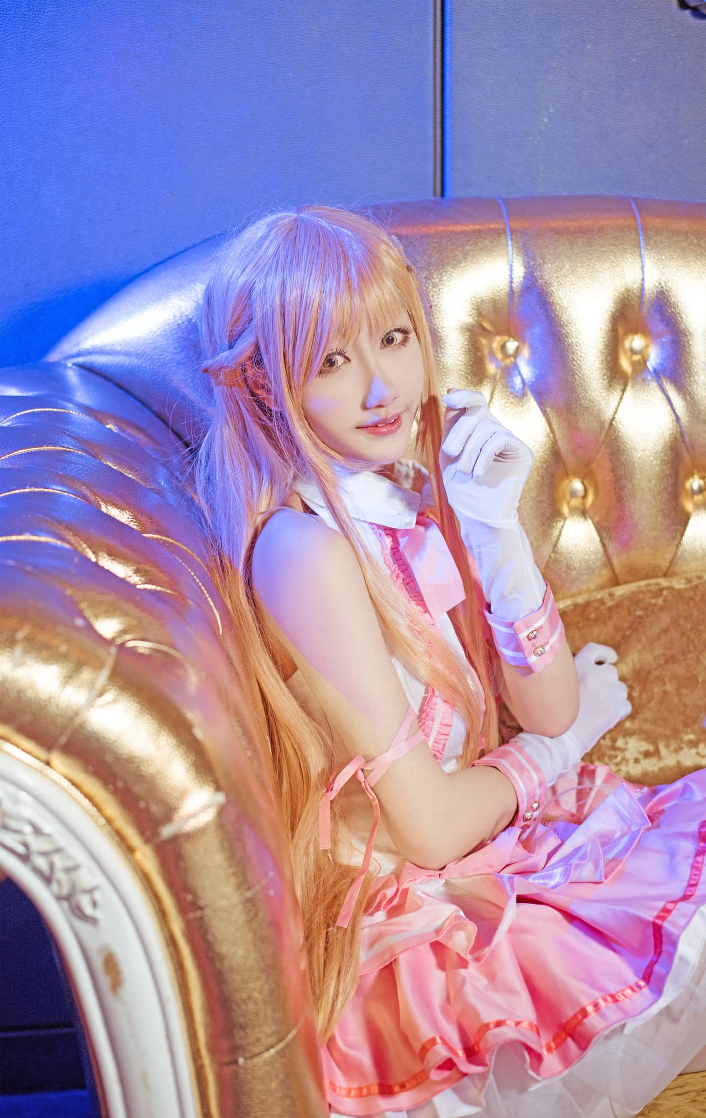 刀剑神域亚丝娜偶像歌姬cosplay-萌图百科