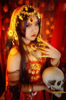 剑网三红衣教·探雪Cosplay-萌图百科