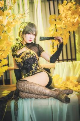 V家 金丝雀洛天依 cosplay-萌图百科
