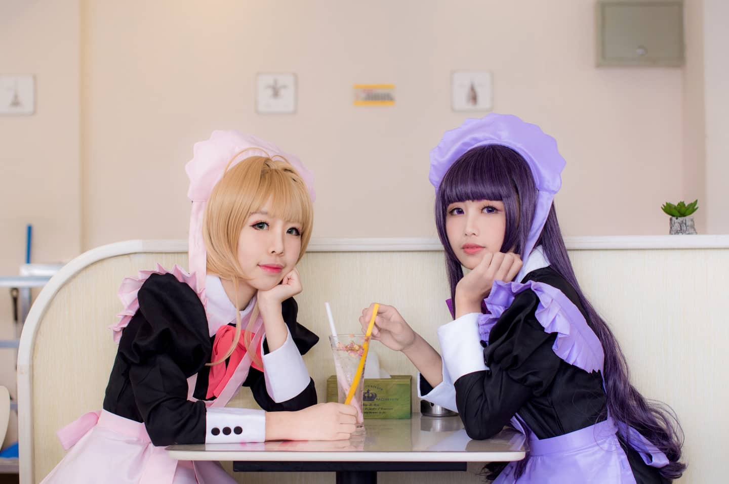 魔卡少女樱小樱*知世cosplay-萌图百科