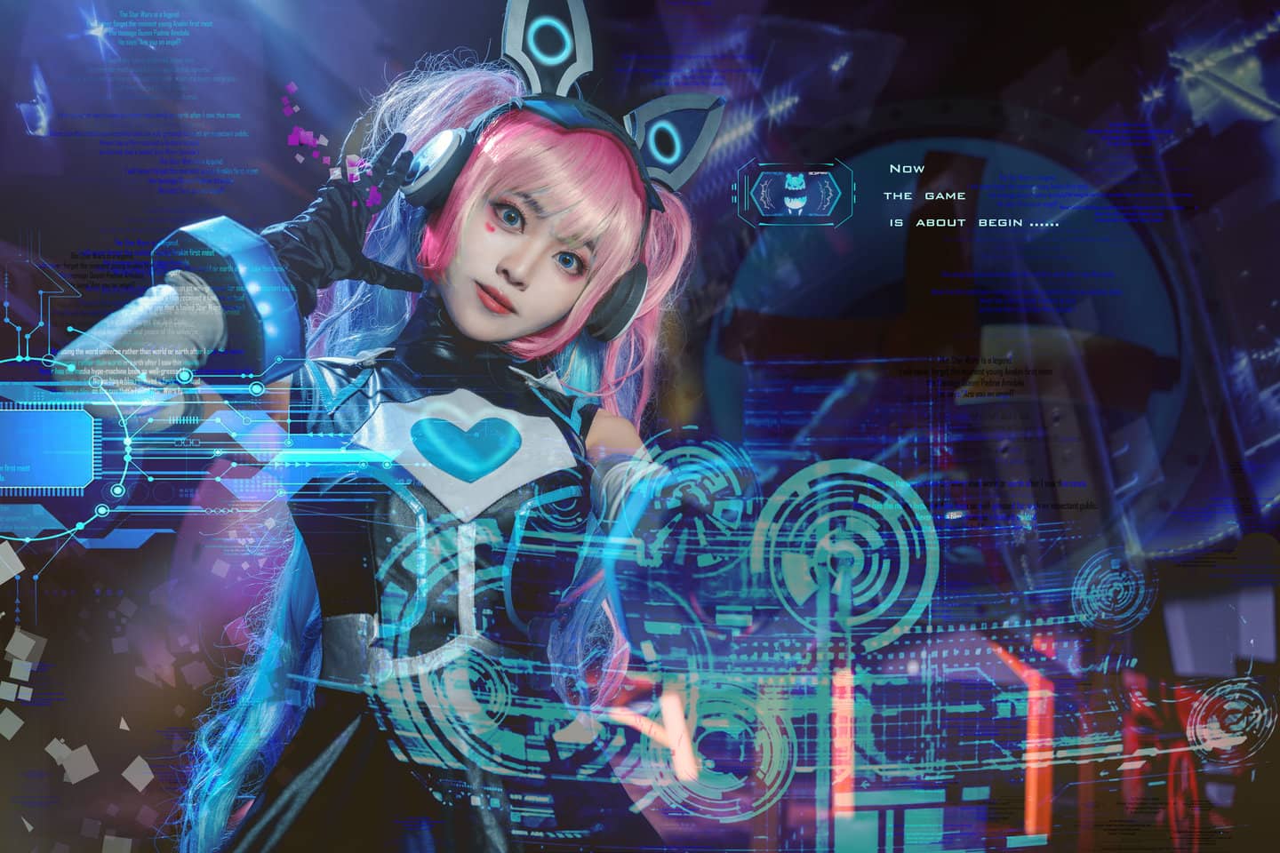 王者荣耀 心灵骇客安琪拉cosplay-萌图百科