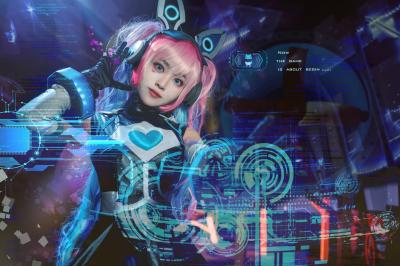 王者荣耀 心灵骇客安琪拉cosplay-萌图百科