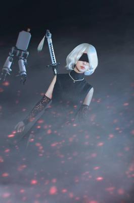 尼尔：机械纪元 同人旗袍cosplay-萌图百科