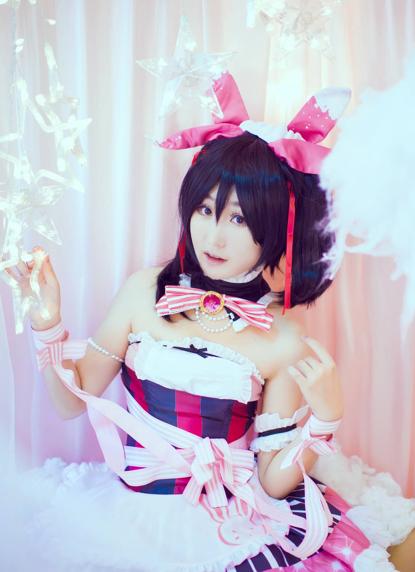 LL妮可情人节女仆Cosplay-萌图百科