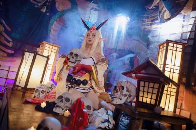 fgo茨木童子cosplay-萌图百科