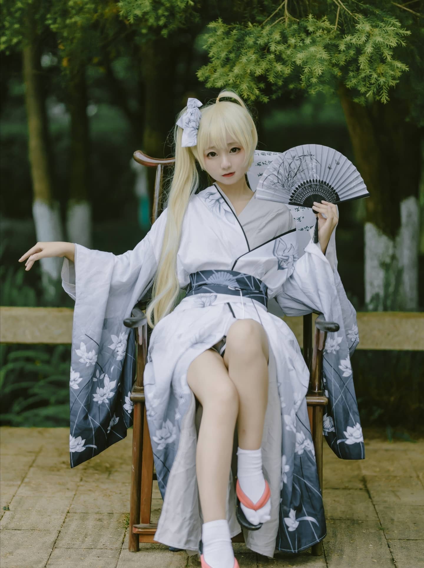 春日野穹和服白浴袍-萌图百科