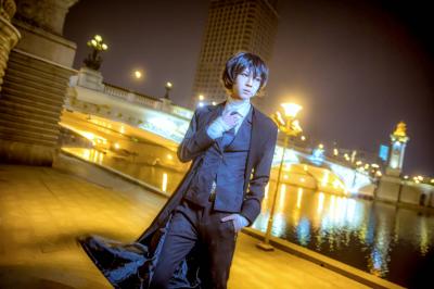 【文豪野犬】黑时代太宰治cosplay-萌图百科