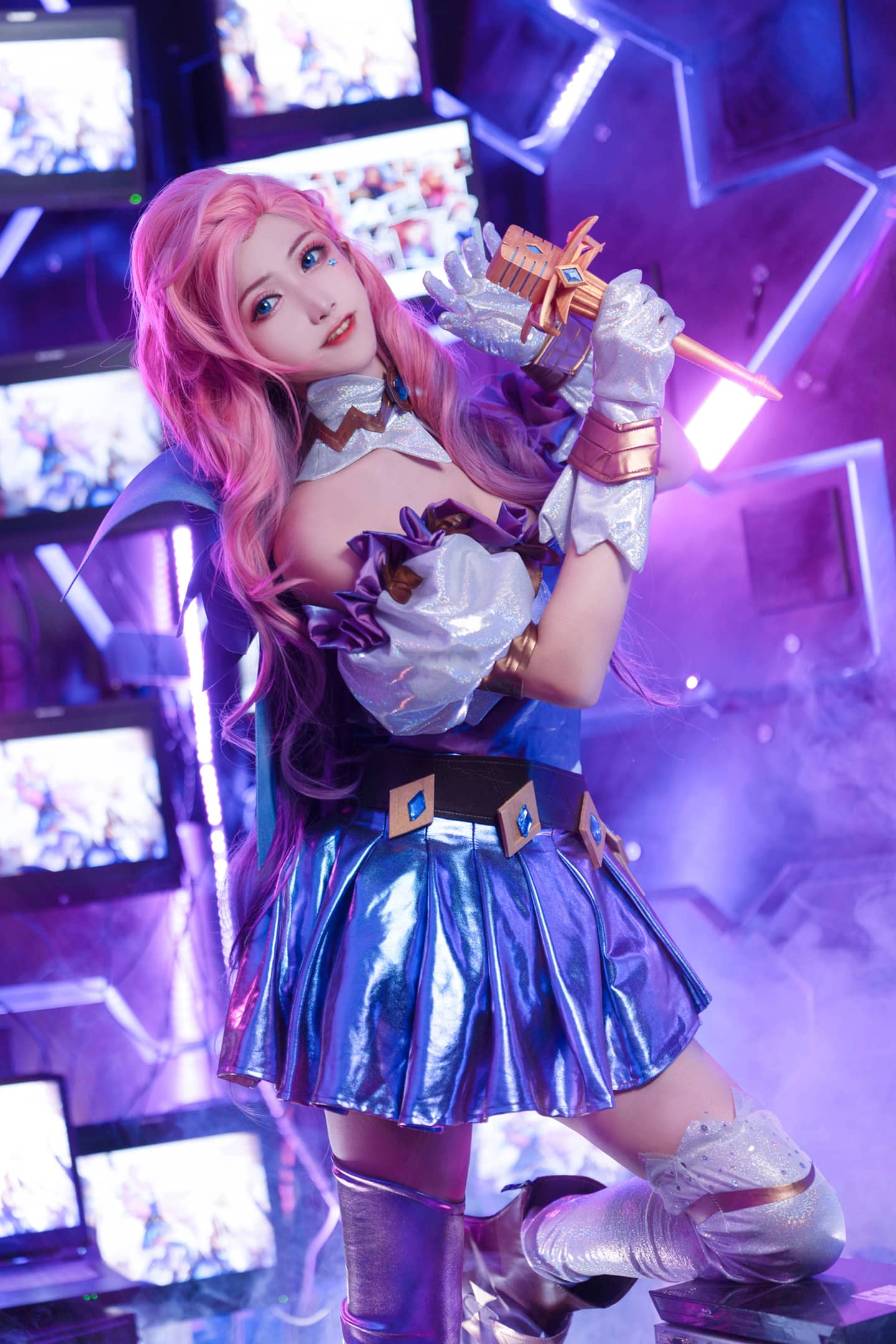 《英雄联盟》萨勒芬妮cosplay-萌图百科