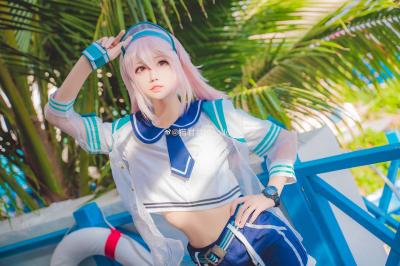 明日方舟·安赛尔·悠然假日·泳装·cosplay-萌图百科