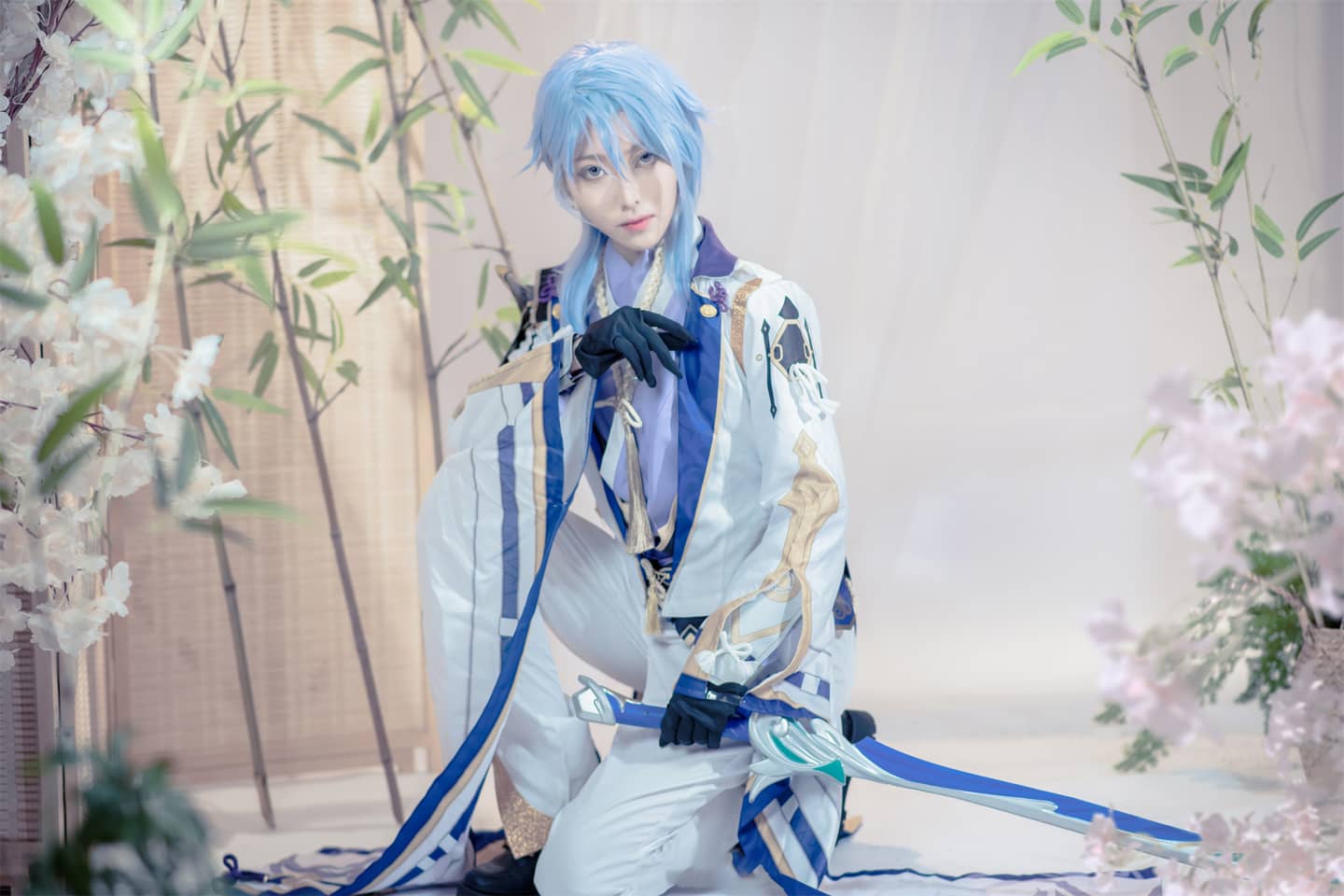 《原神》神里绫人cosplay-萌图百科