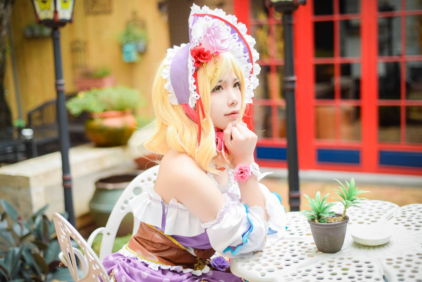aqours情人节女仆篇 小原鞠莉cosplay-萌图百科