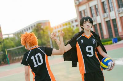 排球！！ 日向翔阳x影山飞熊 cosplay-萌图百科