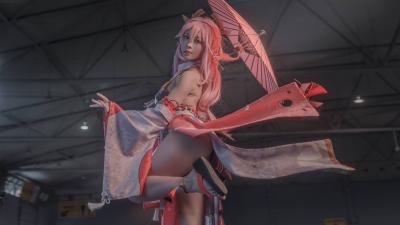 《原神》八重神子cosplay-萌图百科
