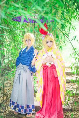 VOCALOID镜音连花色衣手办cosplay-萌图百科