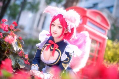 王者荣耀咖啡女仆cosplay-萌图百科