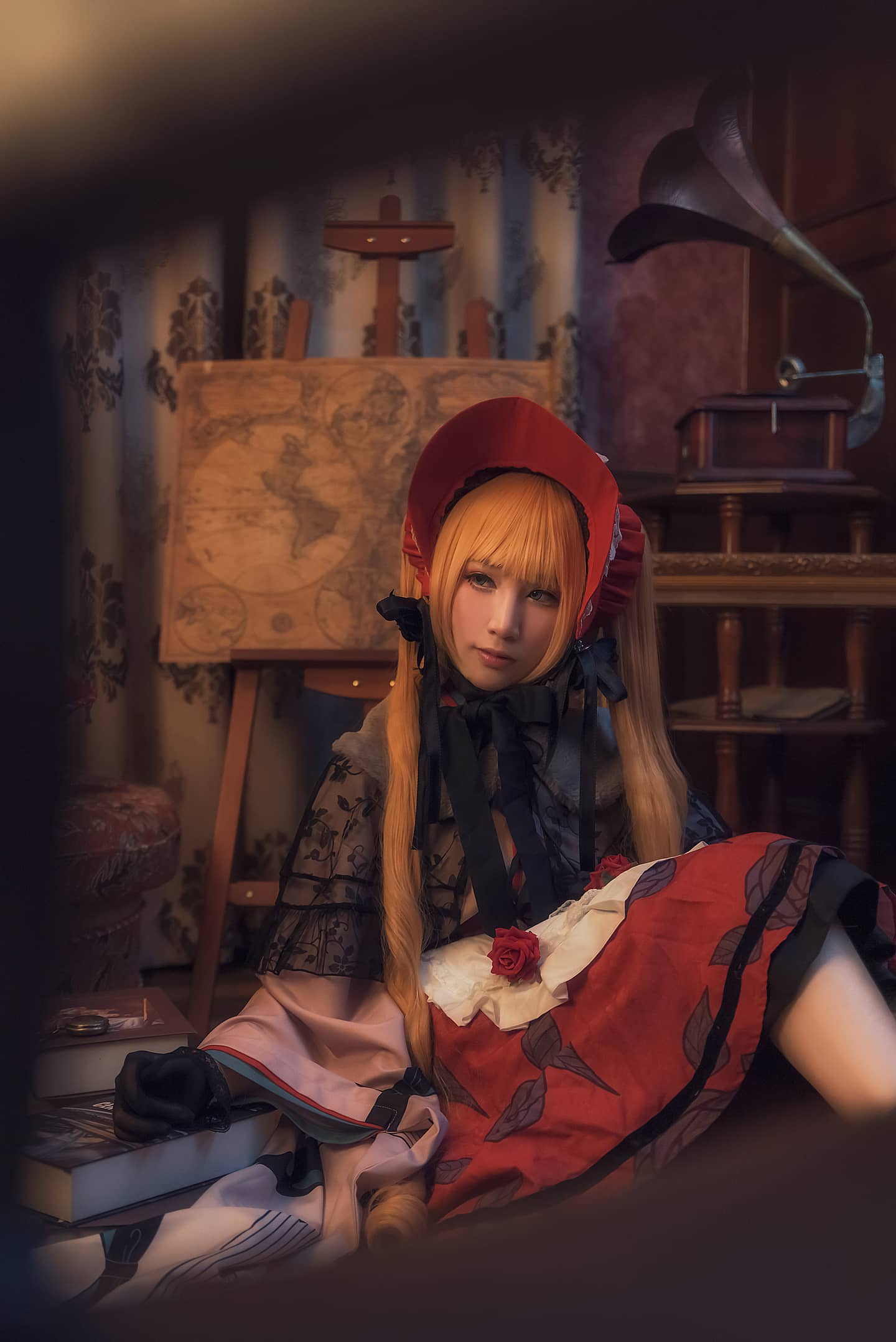 蔷薇少女真红cosplay-萌图百科