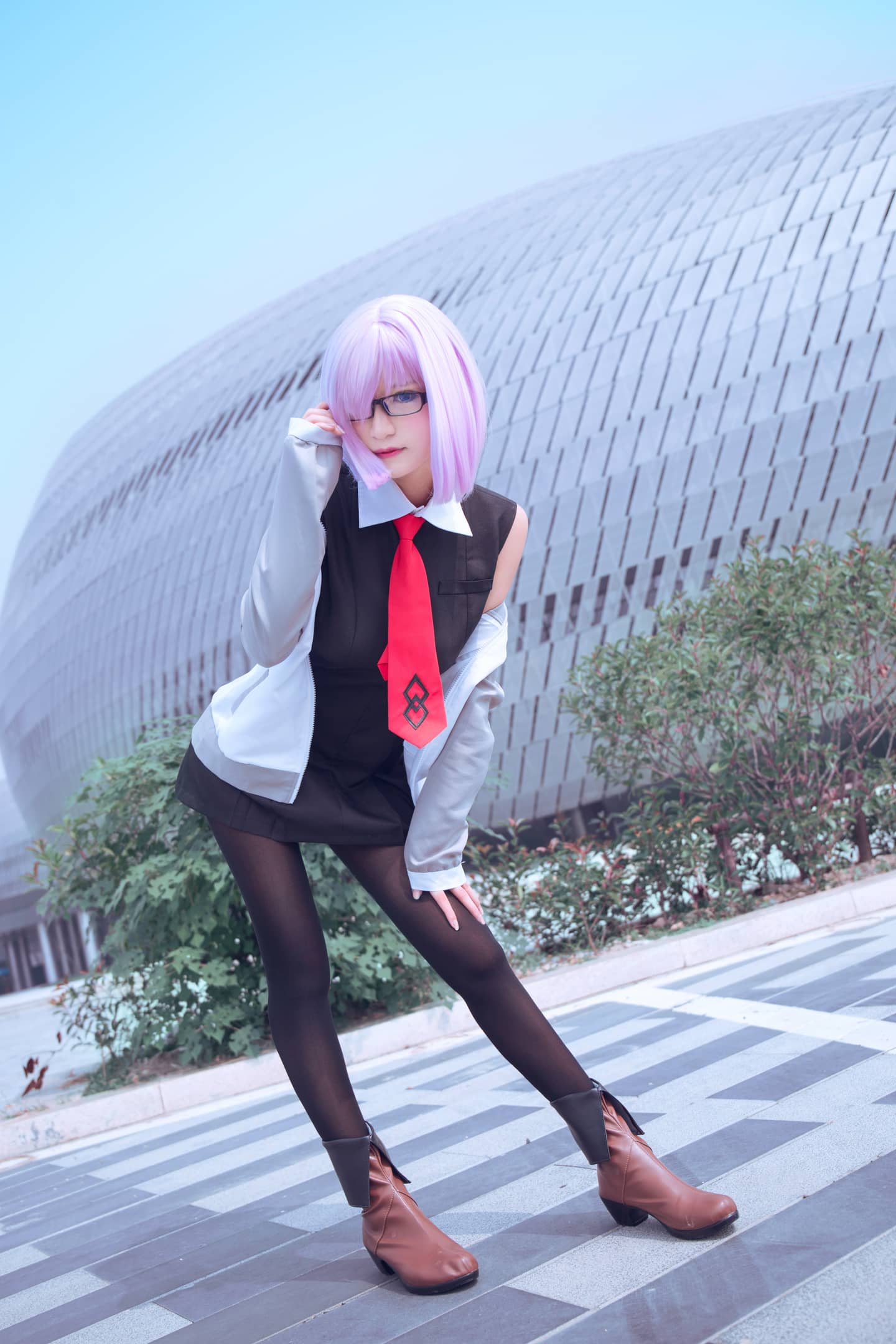玛修·基列莱特cosplay 想要永远陪在前辈的身边呐~-萌图百科
