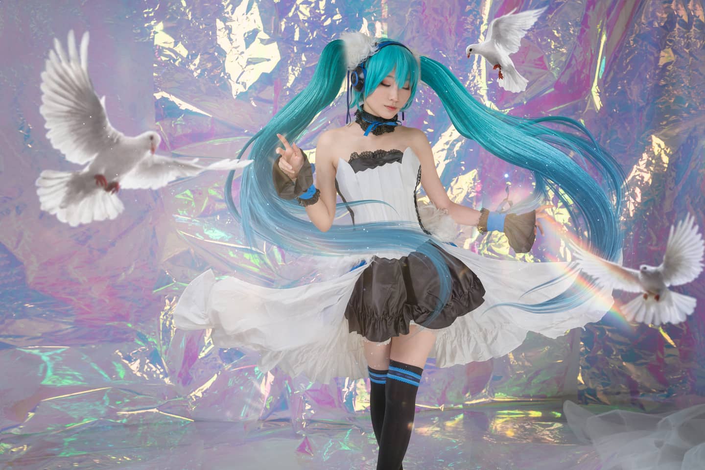 VOCALOID初音未来第七龙神miku联动cosplay-萌图百科