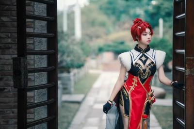 【崩坏3】姬子•锦绣春霞cosplay-萌图百科