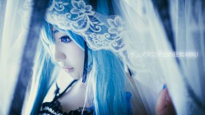VOCALOID初音cosplay-萌图百科